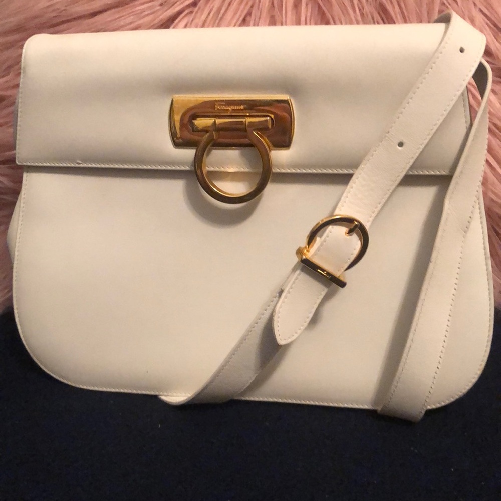 Authentic  Salvatore Ferragamo Shoulder Bag